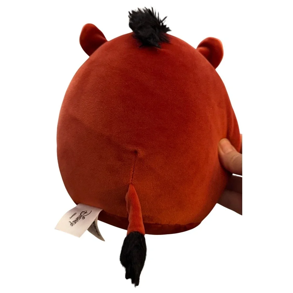 Squishmallows Disney‎ Pumbaa Plush Kids 8 Inch Rust Red Lion King Warthog